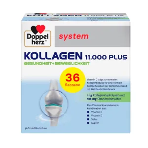 Doppelherz System Kollagen 11.000 Plus, 36 flacoane buvabile, Queisser Pharma