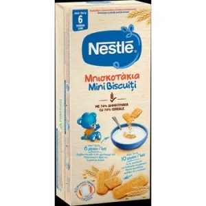 Nestle Mini Biscuiti pentru bebelusi si copii, de la 6 luni, 180 g, Nestle