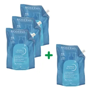Pachet Atoderm gel de dus Eco refill , 1 Litru ; Bioderma Laboratoire Dermatologique