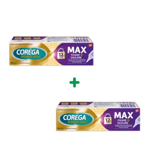Pachet Corega Max Fixare+Sigilare crema; 40 g; Haleon