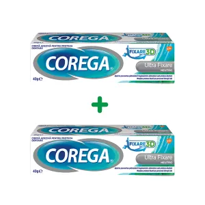 Pachet Corega Ultra Fixare Neutro crema, 40 grame, Haleon
