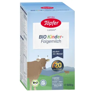 Topfer BIO Kinder Organic Follow-on milk, 500 g, Topfer